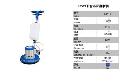 供應(yīng)BF524石材加重晶面機(jī) 高效清洗與石材養(yǎng)護(hù)的理想選擇